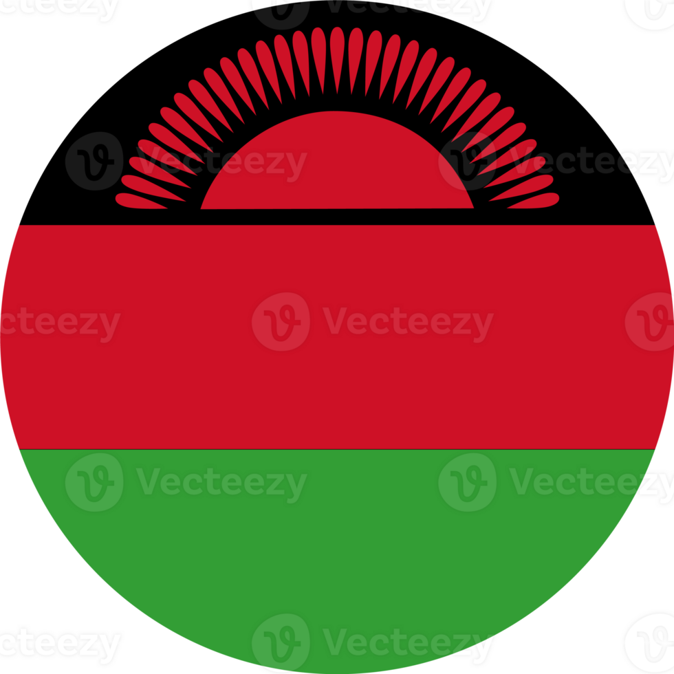 Malawi flag button png