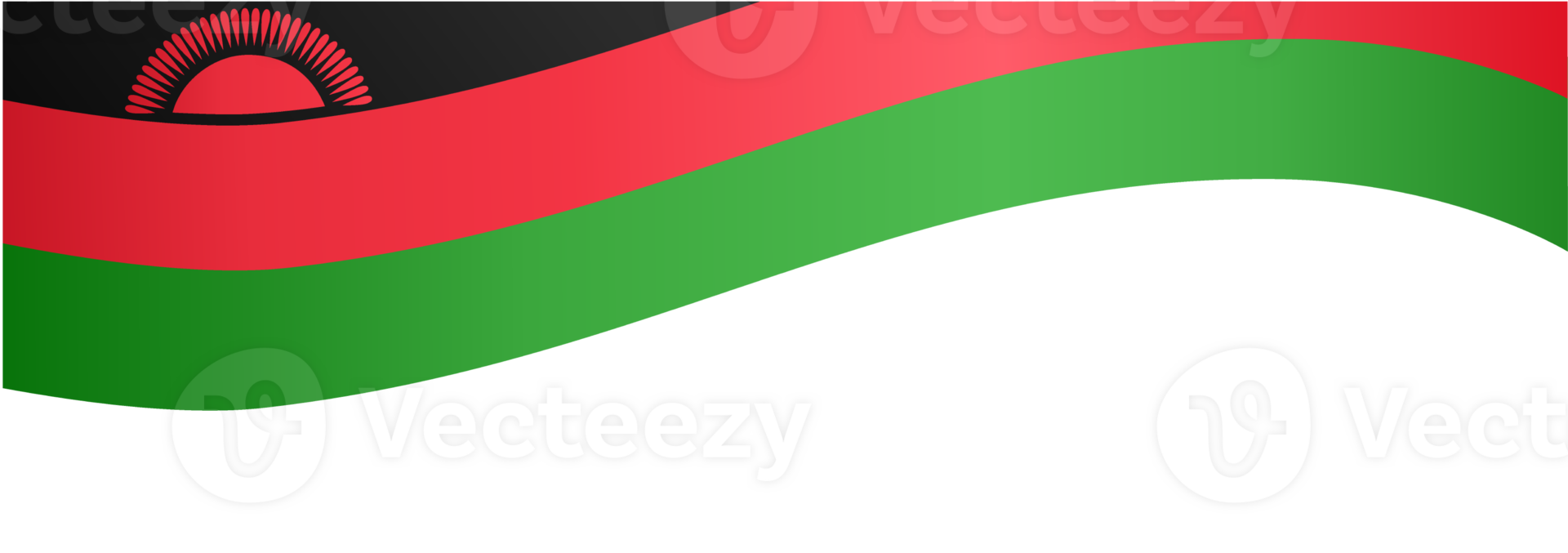 Malawi flag wave png