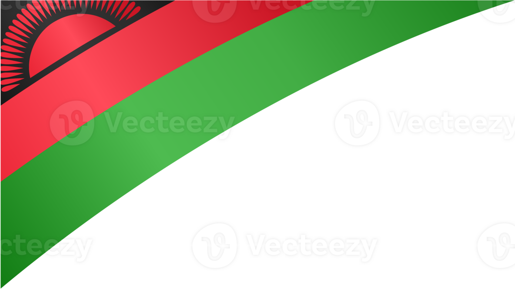 Malawi flag wave png