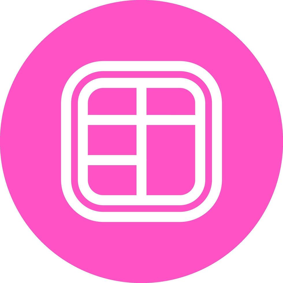 Layout Line color circle Icon vector