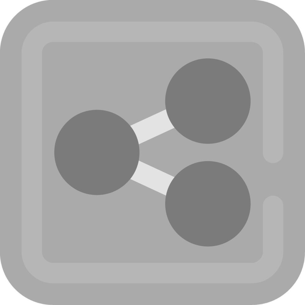 Share Grey scale Icon vector