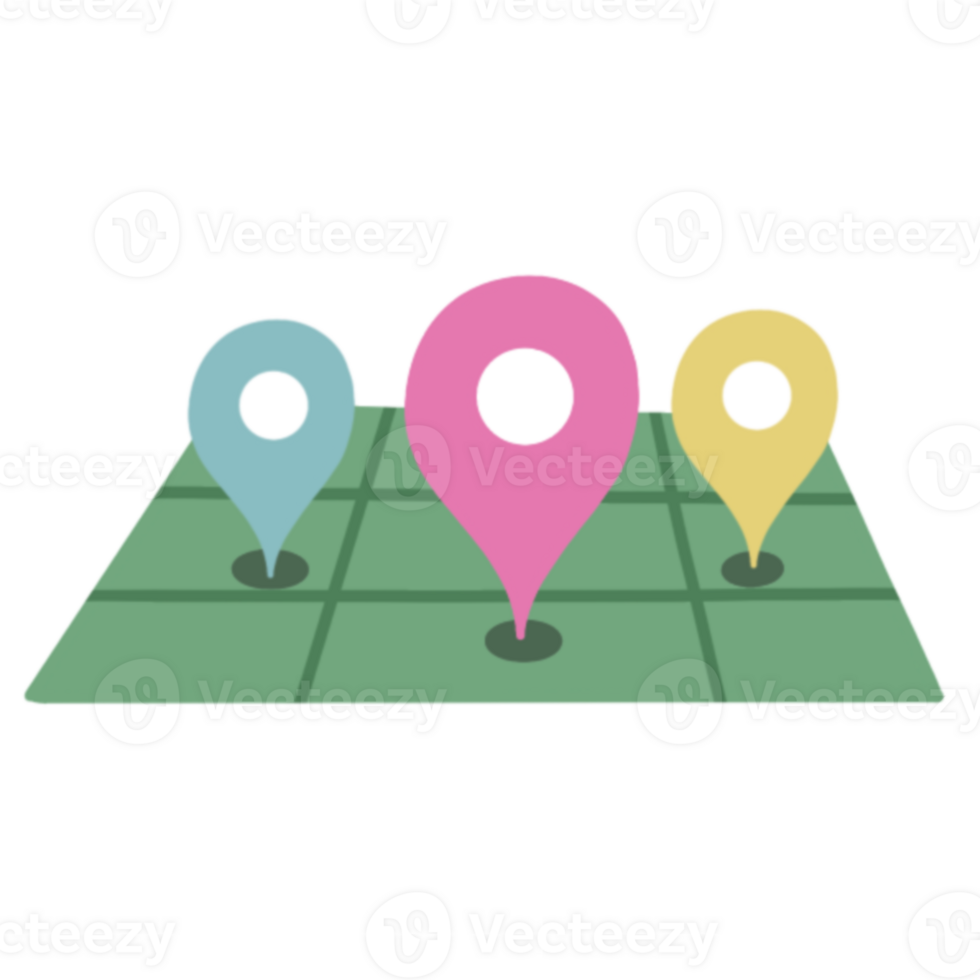 Maps icon for social media illustration png