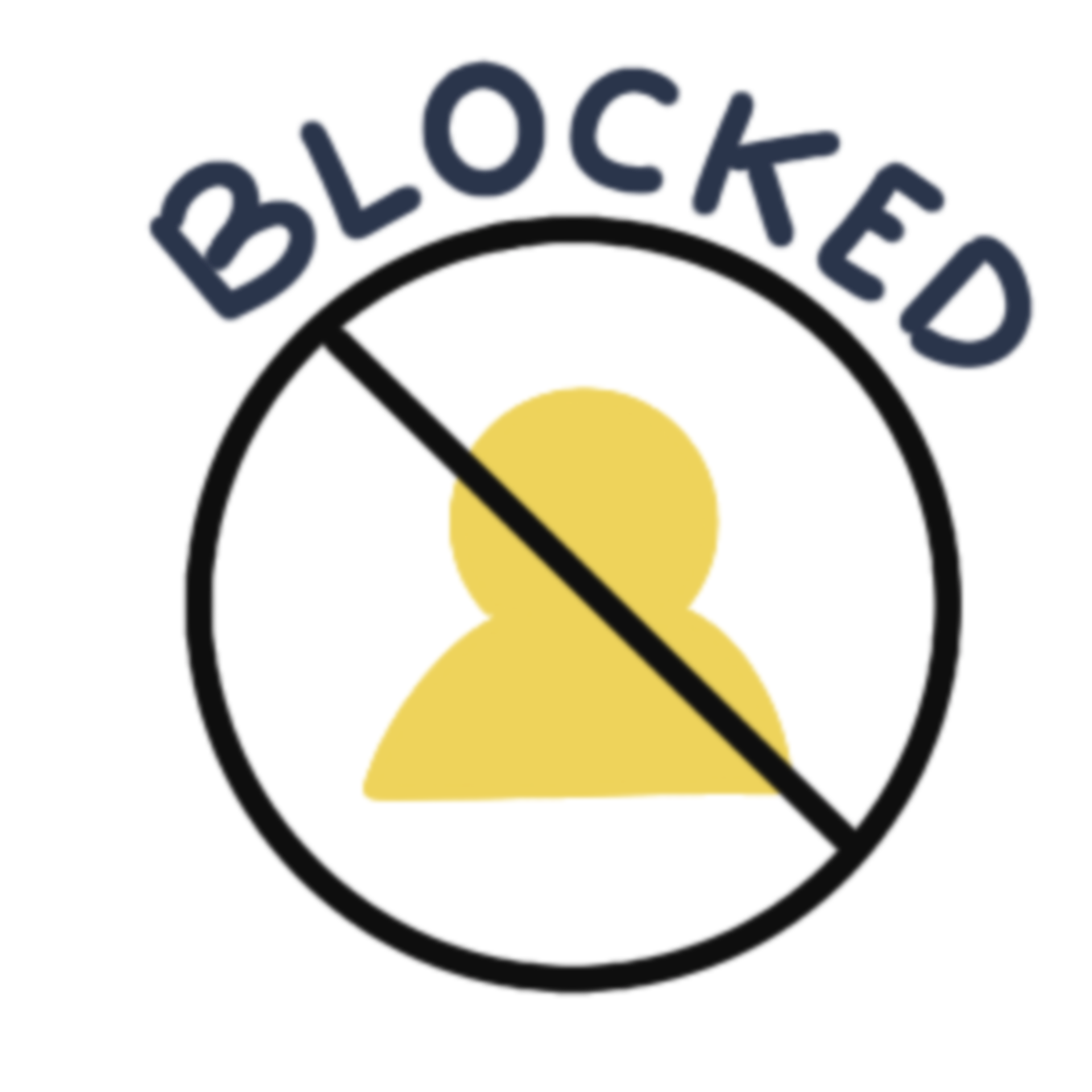 Blocked icon illustration 37796809 PNG