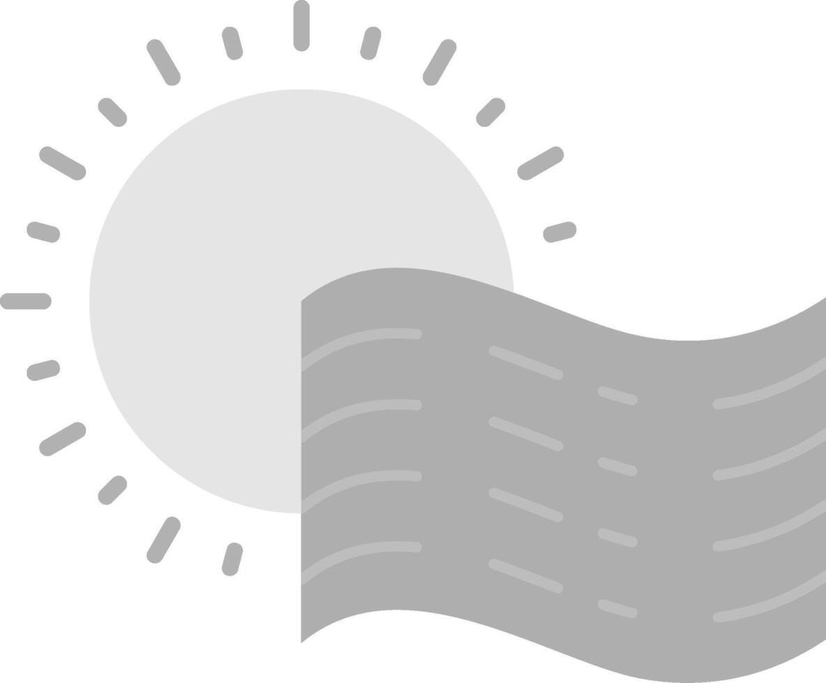 Fog Grey scale Icon vector