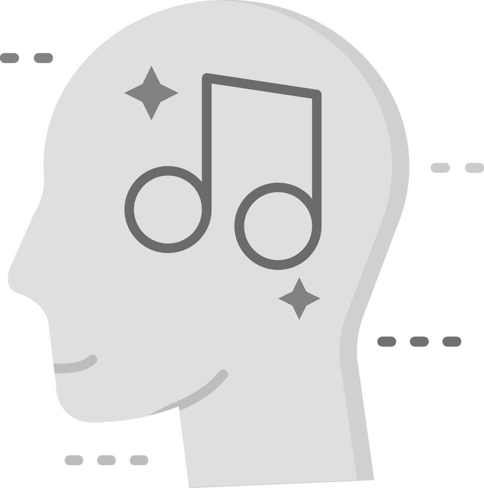 Music Grey scale Icon vector
