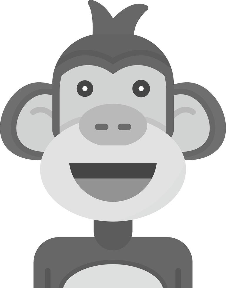 Smile Grey scale Icon vector