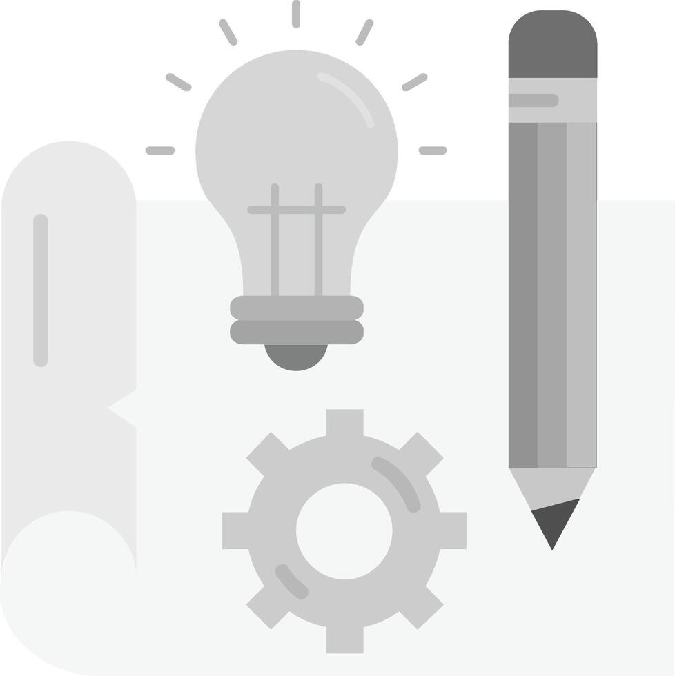 Blueprint Grey scale Icon vector