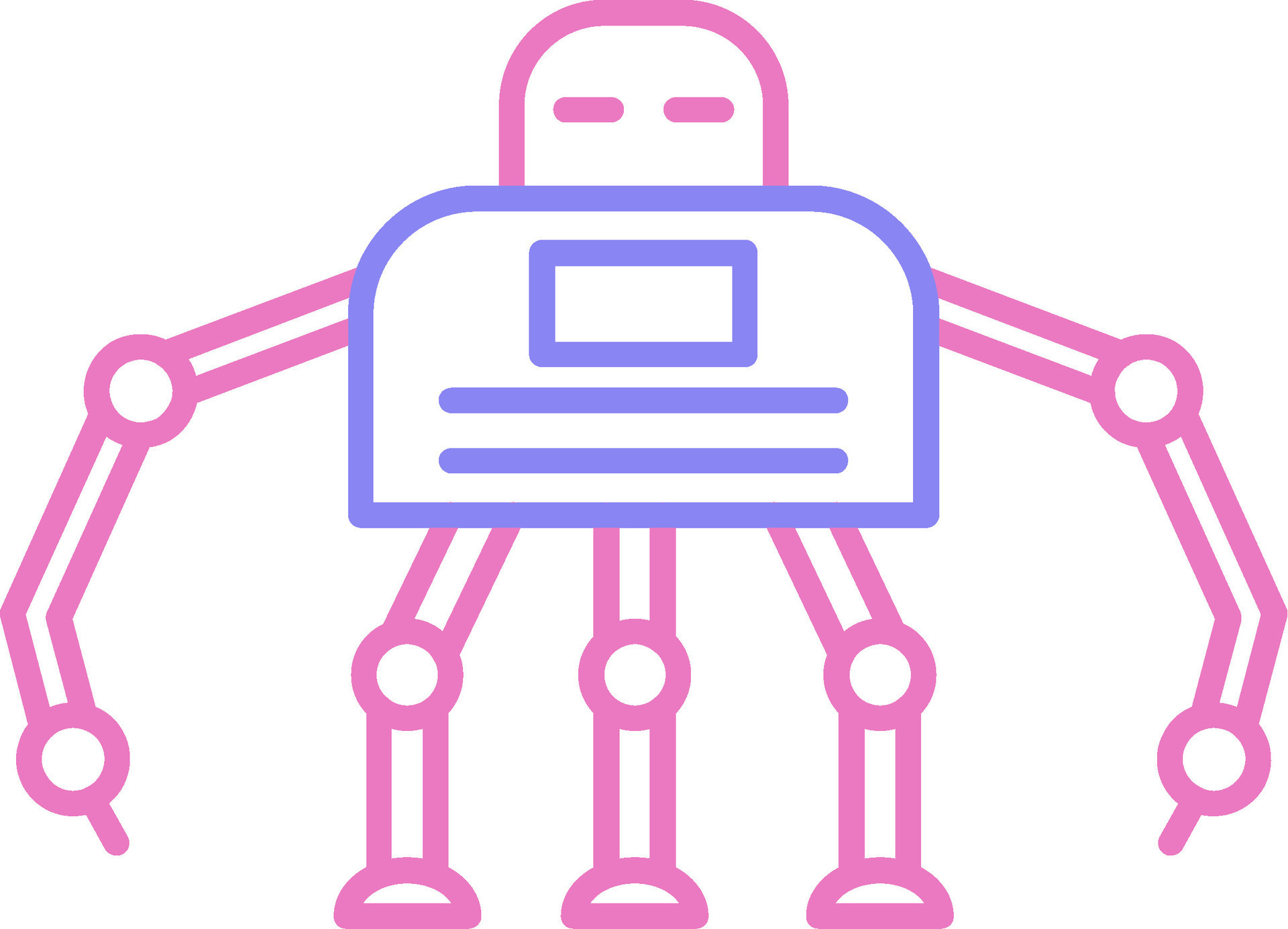Robotics Linear Two Colour Icon 37797294 Vector Art at Vecteezy