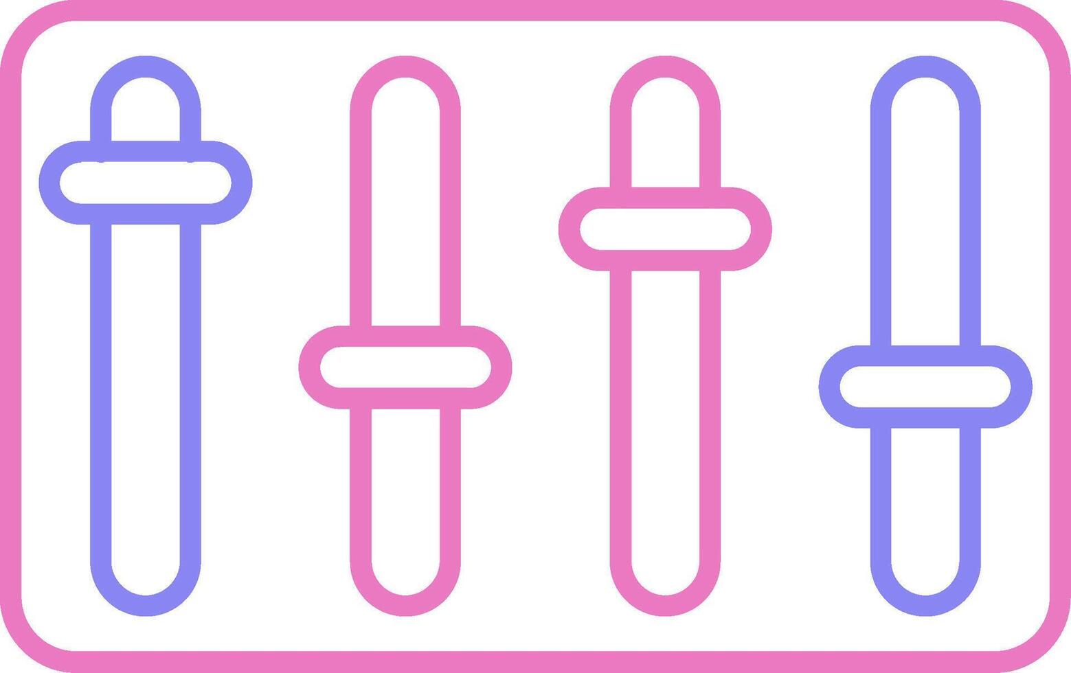 Control Linear Two Colour Icon vector