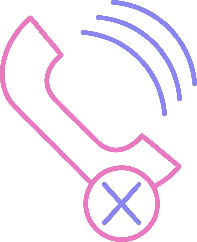 Block Linear Two Colour Icon vector