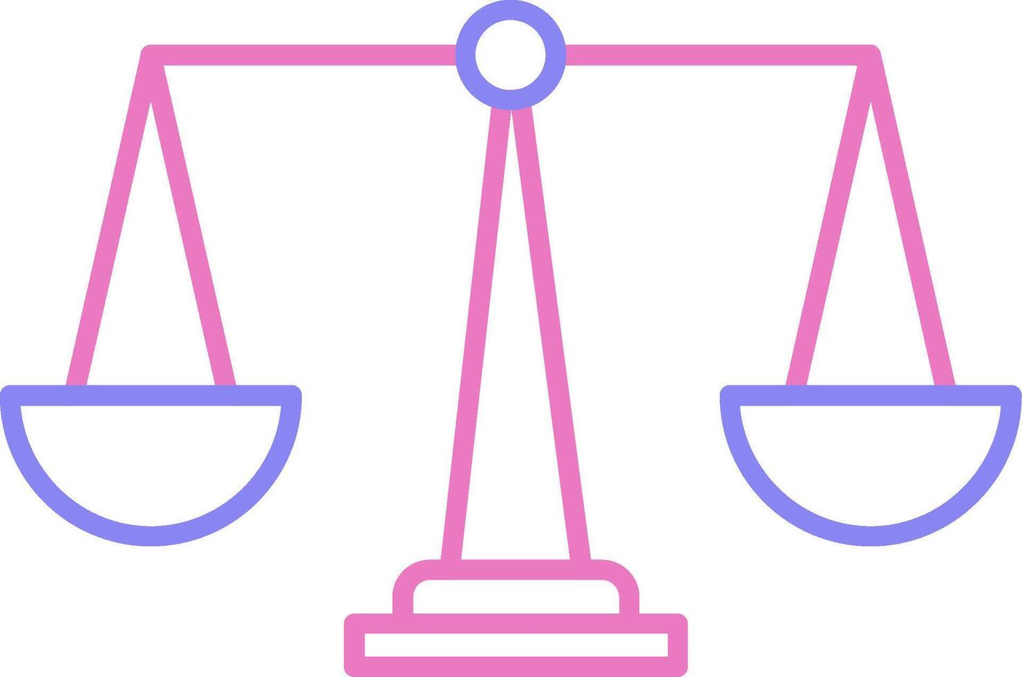 linear two color icon vector