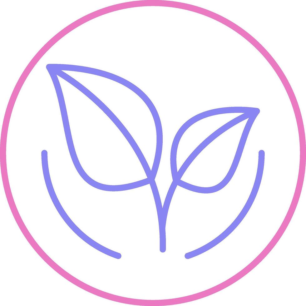 linear two color icon vector
