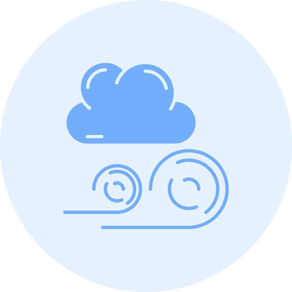 Windy Solid duo tune Icon vector