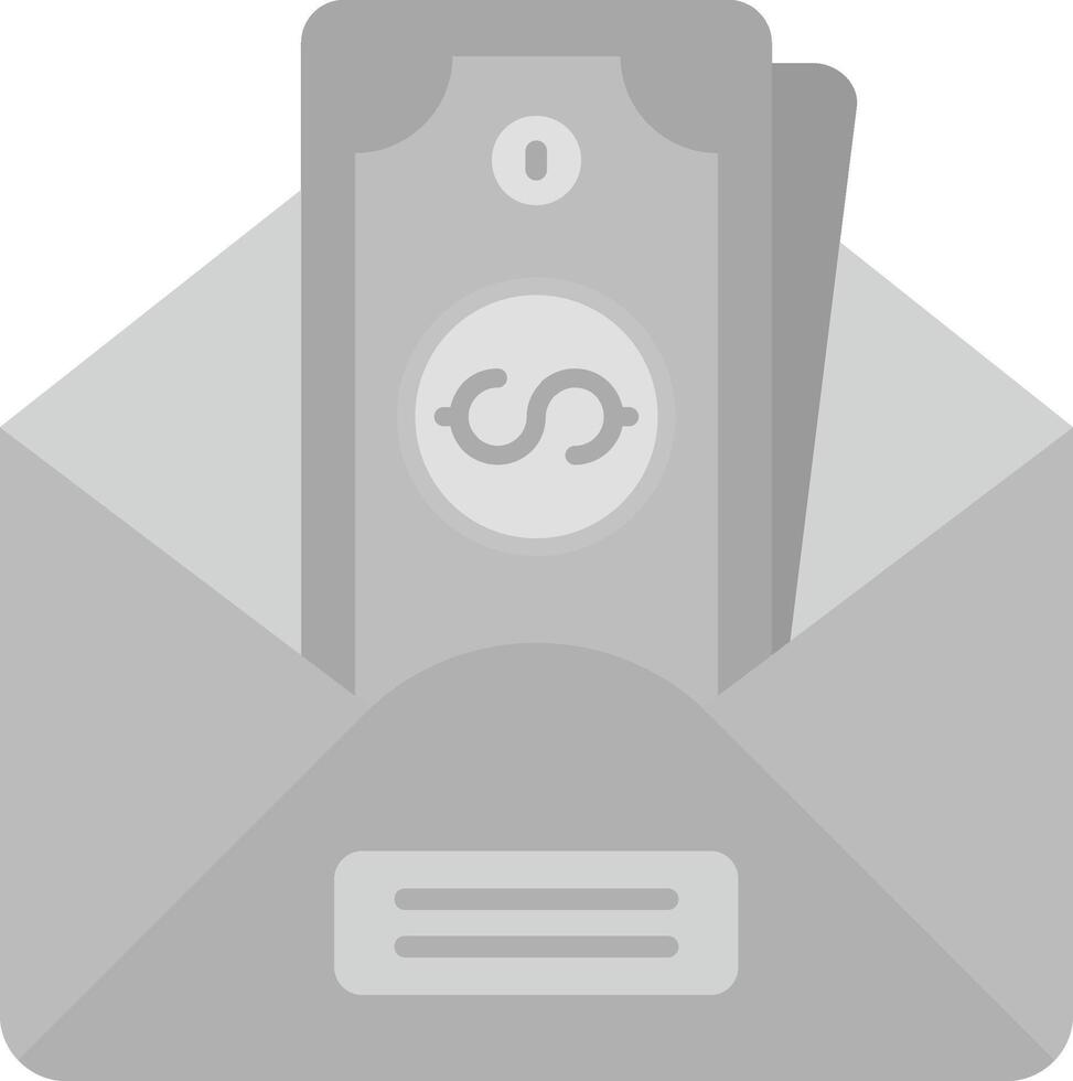 Envelope Grey scale Icon vector