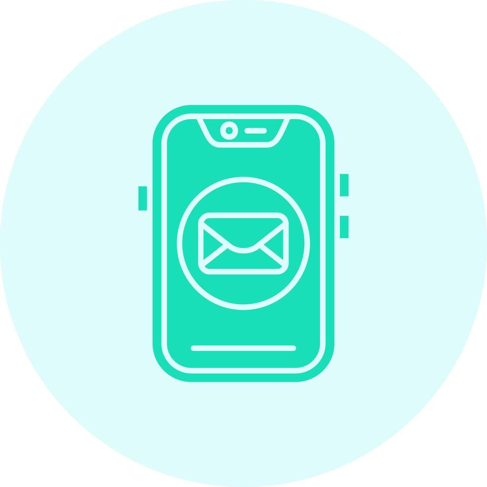 Email Solid duo tune Icon vector