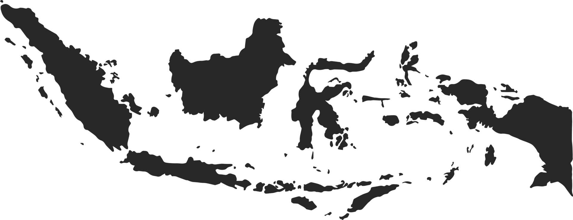 país mapa Indonesia png