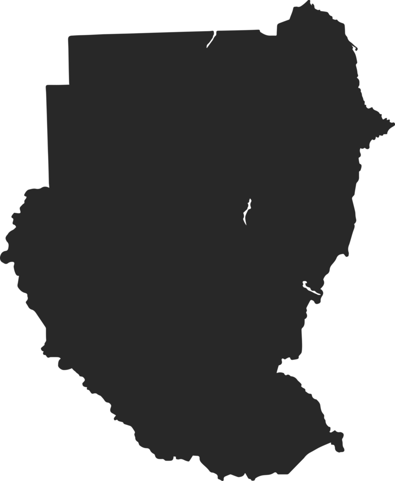 country map sudan and south sudan png