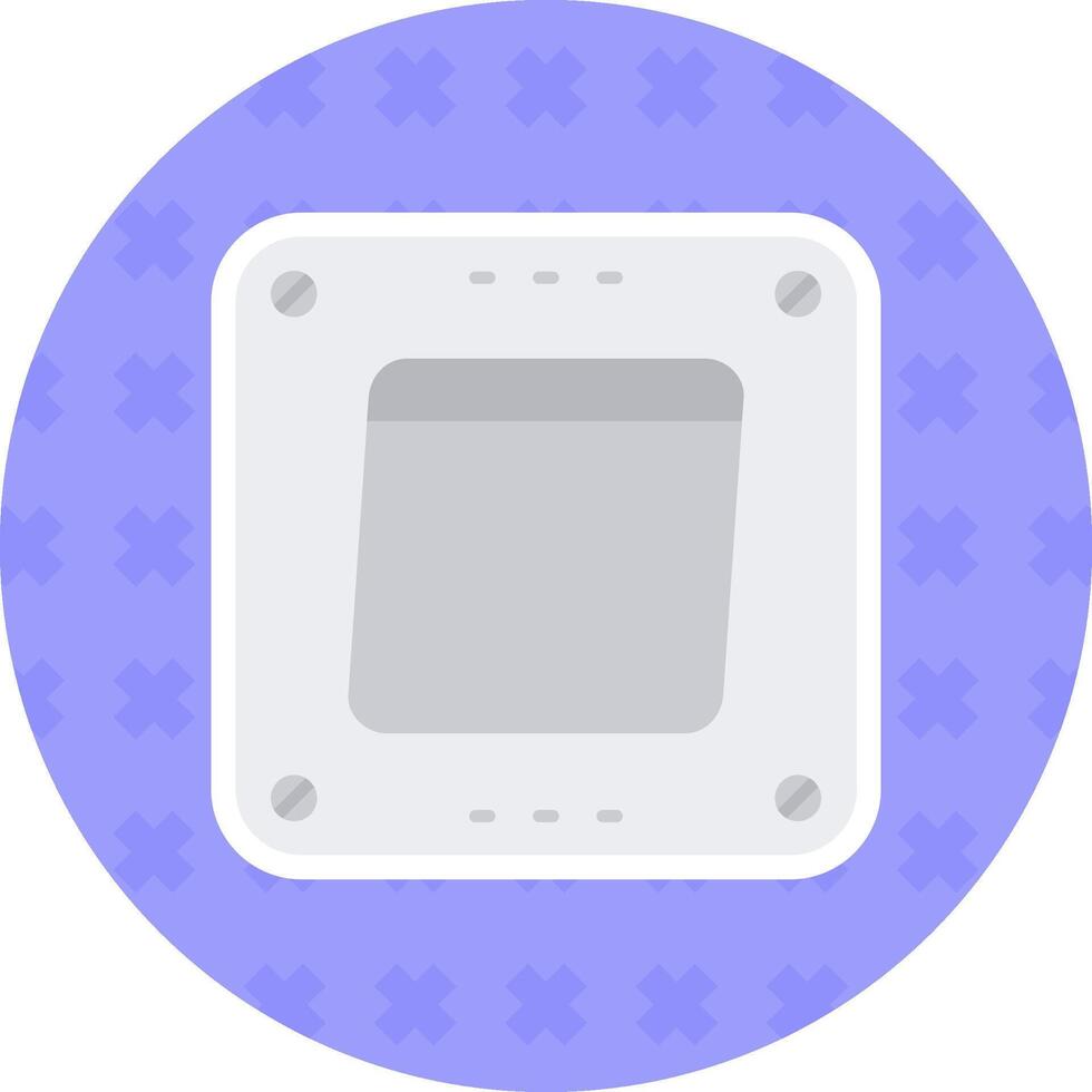 Swtich Flat Sticker Icon vector