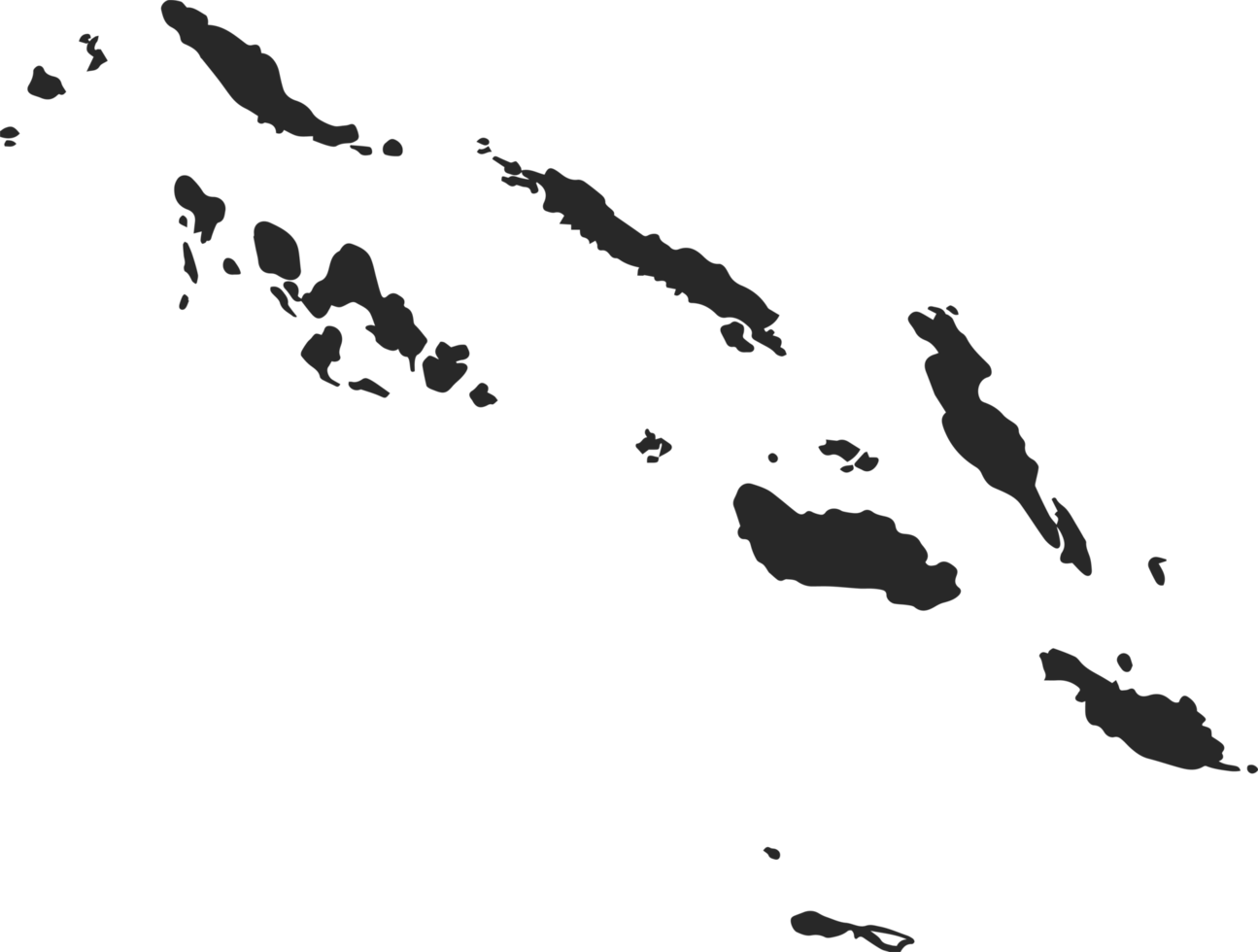 Land Karte Solomon Insel png