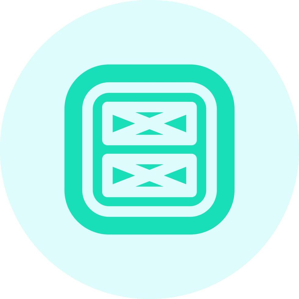 Layout Solid duo tune Icon vector