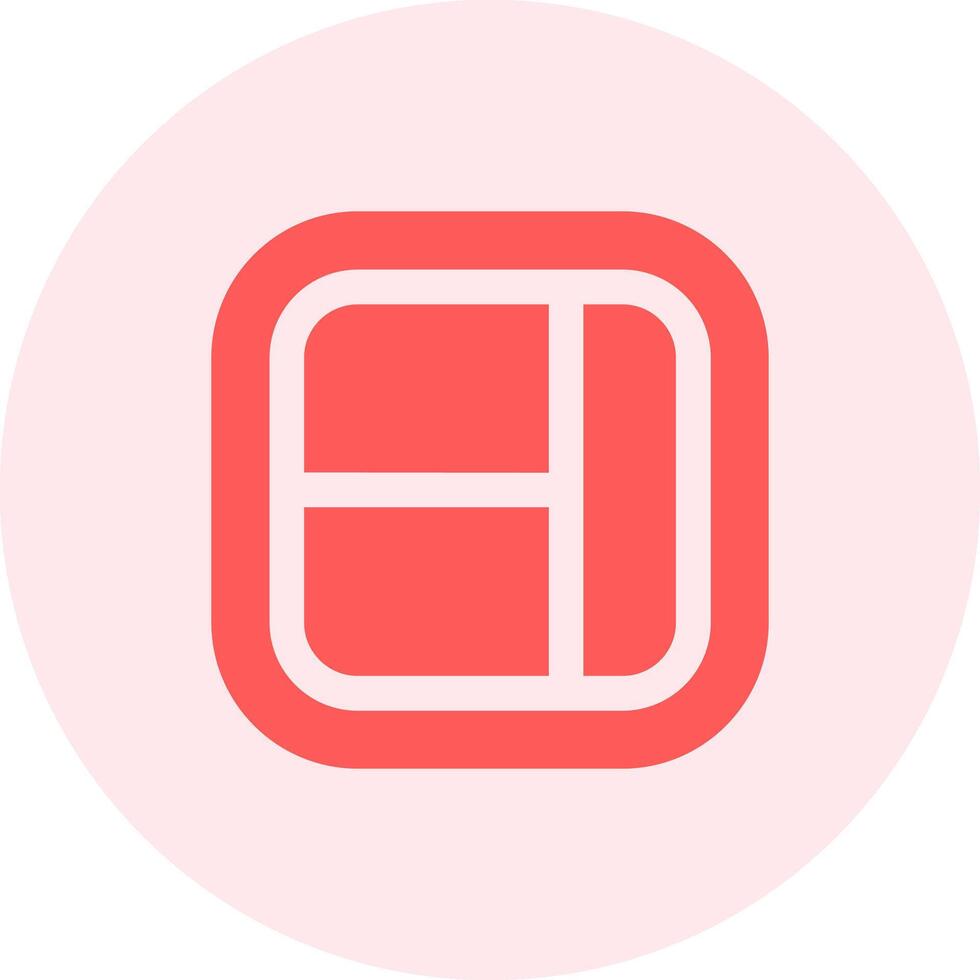 Layout Solid duo tune Icon vector