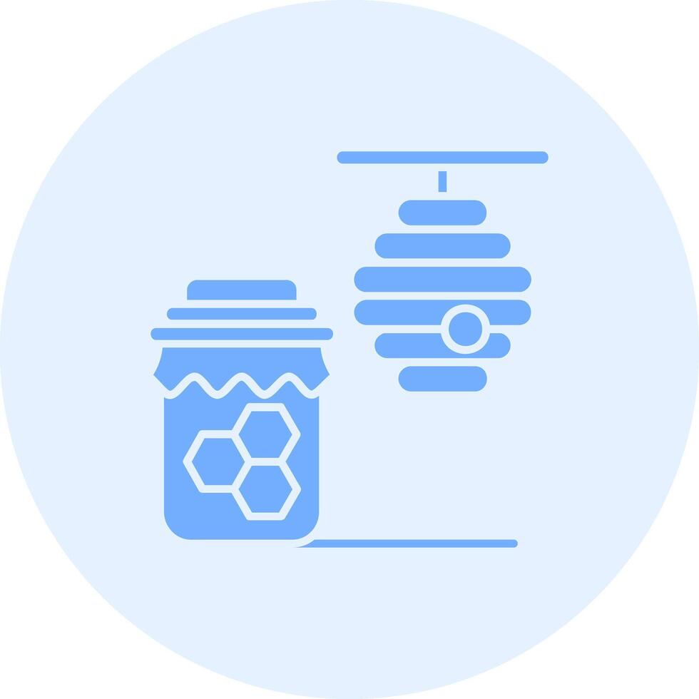 Honey Solid duo tune Icon vector