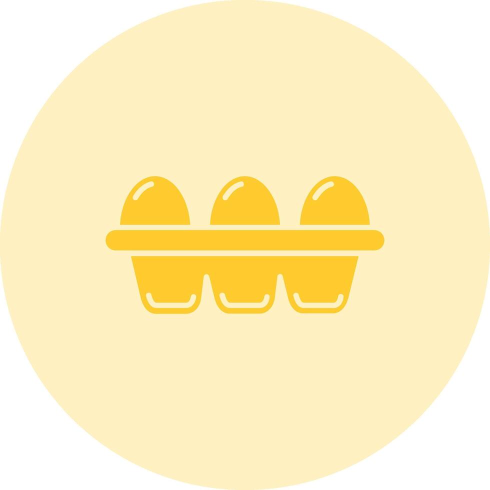 Egg Solid duo tune Icon vector