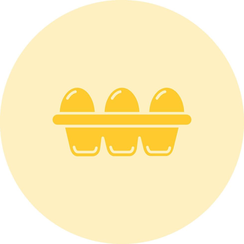 Egg Solid duo tune Icon vector