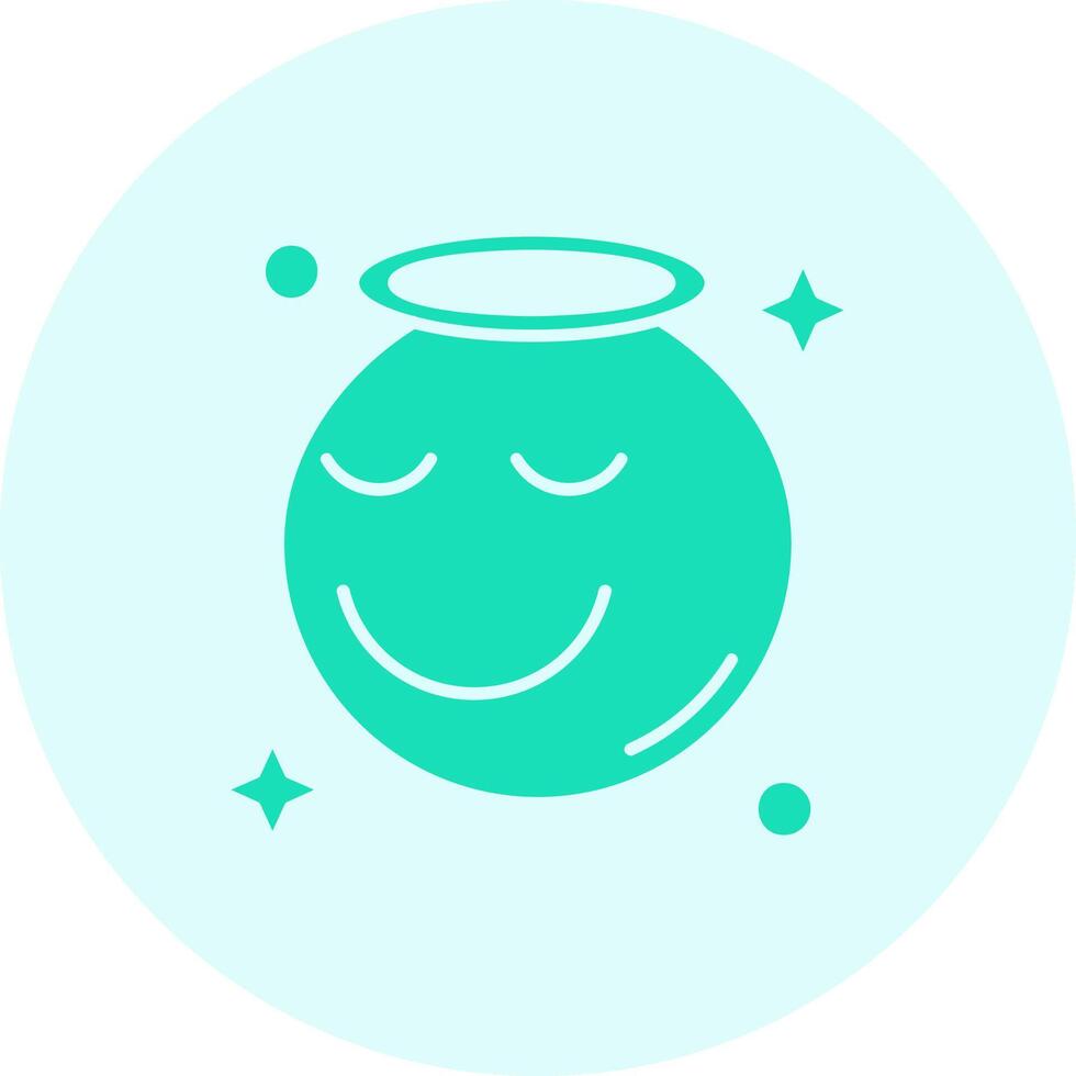 Angel Solid duo tune Icon vector