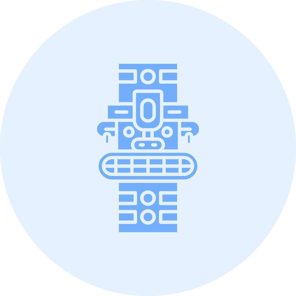 Totem Solid duo tune Icon vector