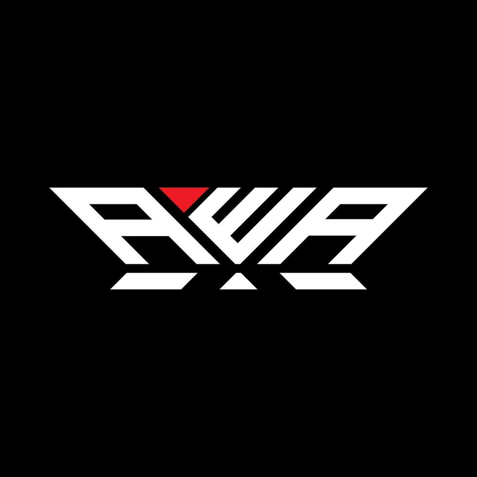 AWA letter logo vector design, AWA simple and modern logo. AWA luxurious alphabet design