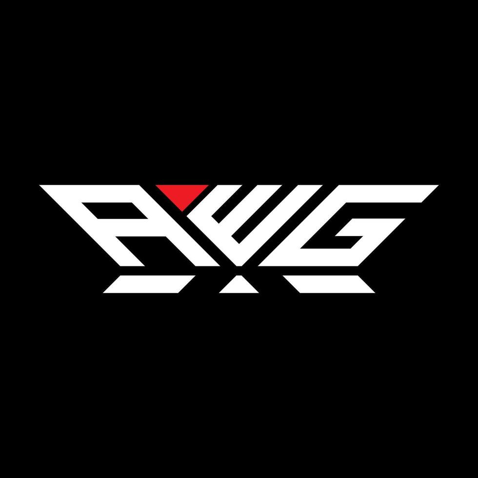 AWG letter logo vector design, AWG simple and modern logo. AWG luxurious alphabet design
