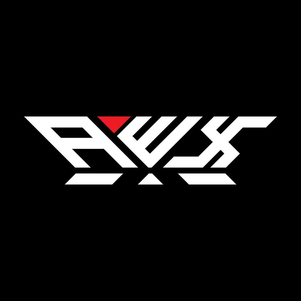 awx letra logo vector diseño, awx sencillo y moderno logo. awx lujoso alfabeto diseño