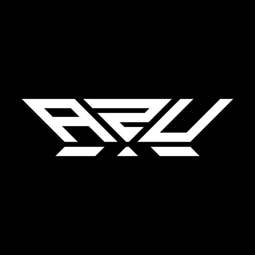 AZU letter logo vector design, AZU simple and modern logo. AZU luxurious alphabet design