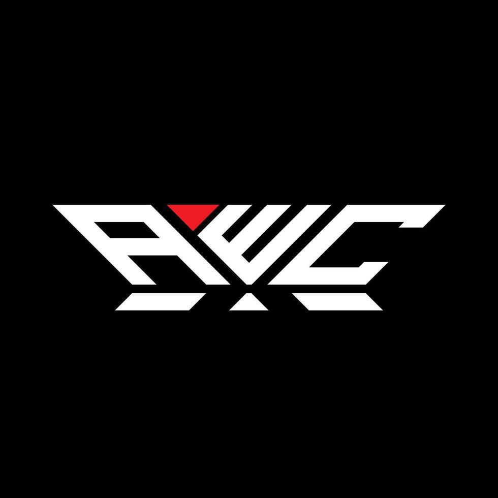 AWC letter logo vector design, AWC simple and modern logo. AWC luxurious alphabet design