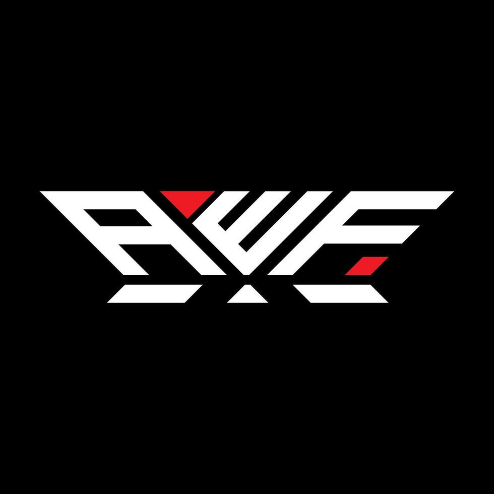 AWF letter logo vector design, AWF simple and modern logo. AWF luxurious alphabet design