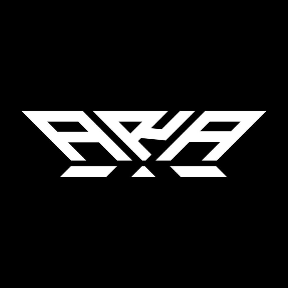 ARA letter logo vector design, ARA simple and modern logo. ARA luxurious alphabet design