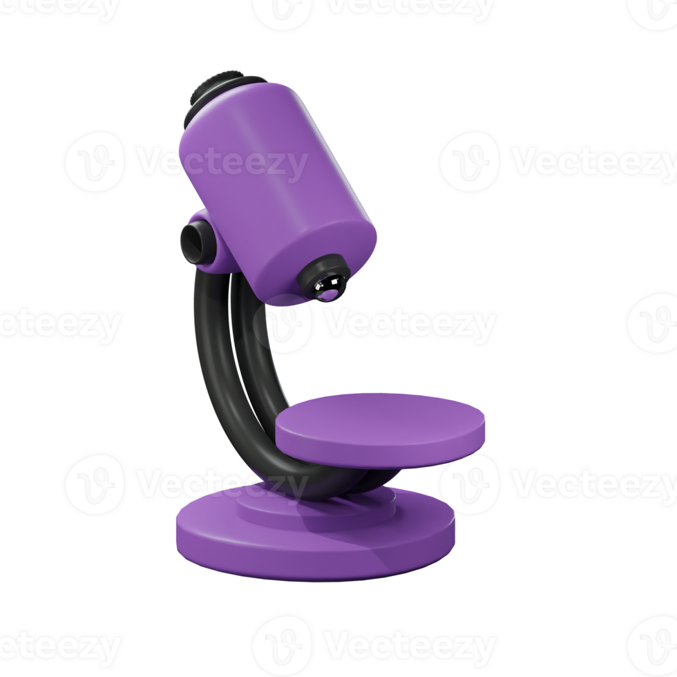 3D Lab Microscope png