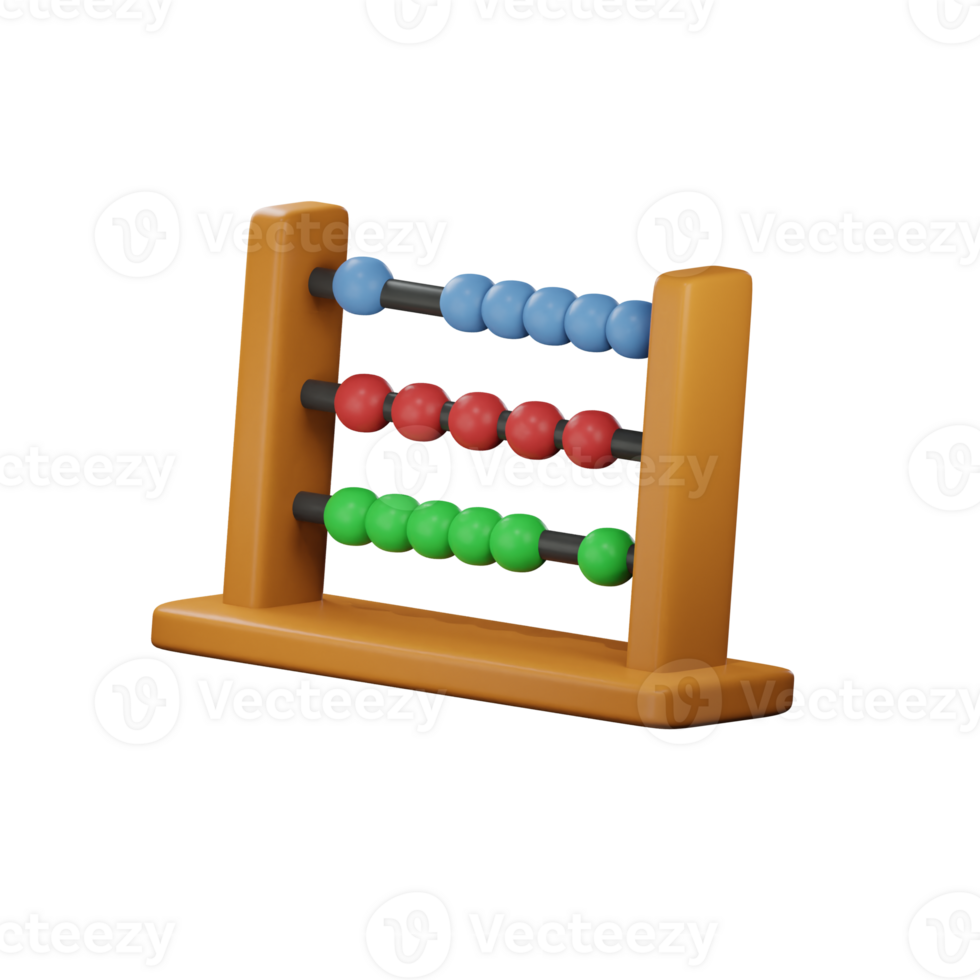 3D Abacus Calculator png
