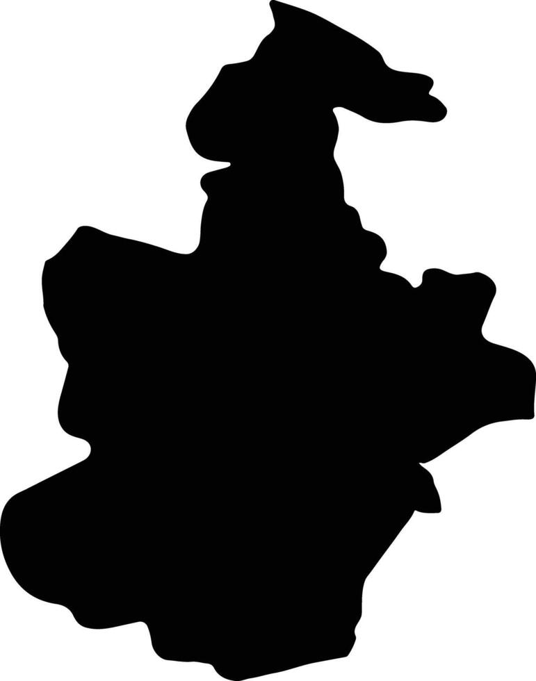 Tianjin China silhouette map vector