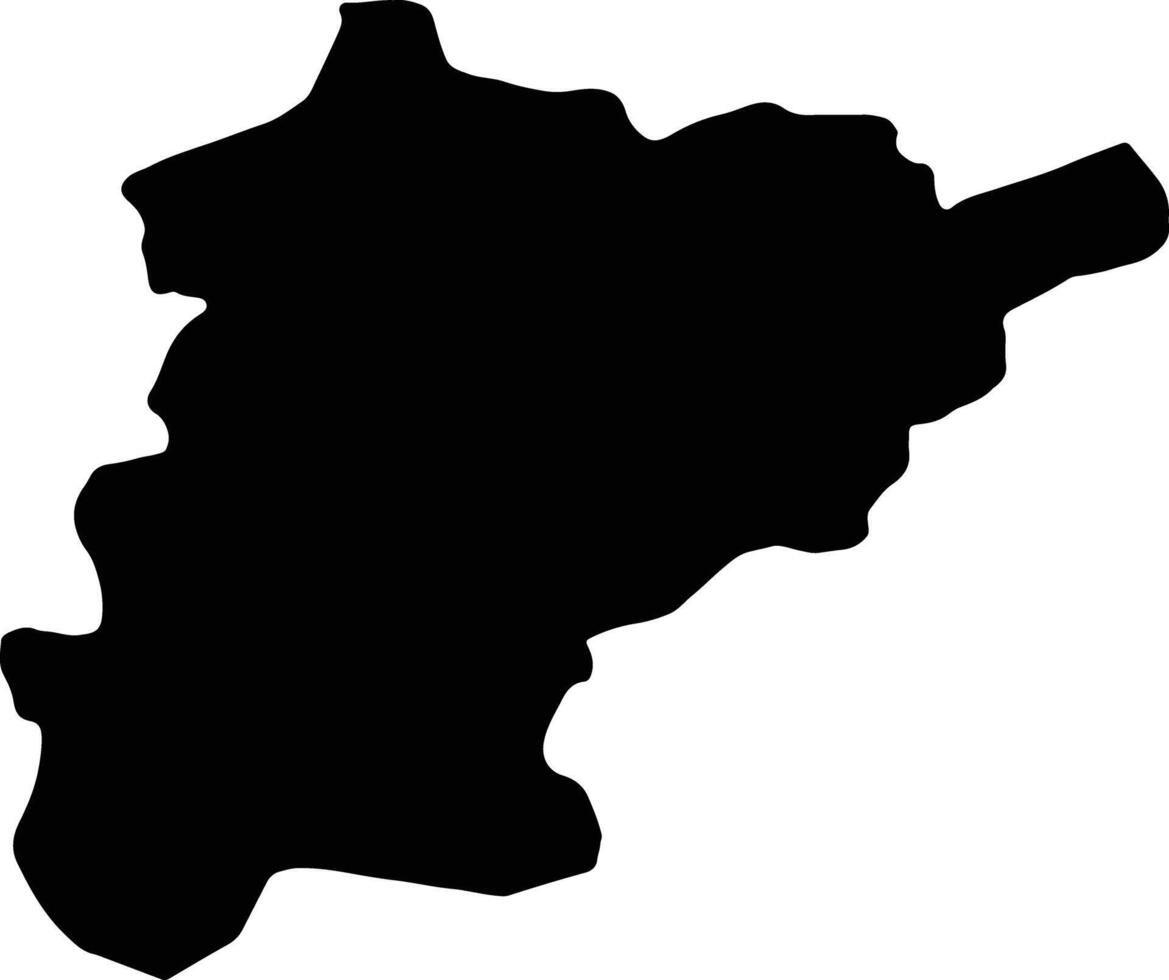 Uri Switzerland silhouette map vector