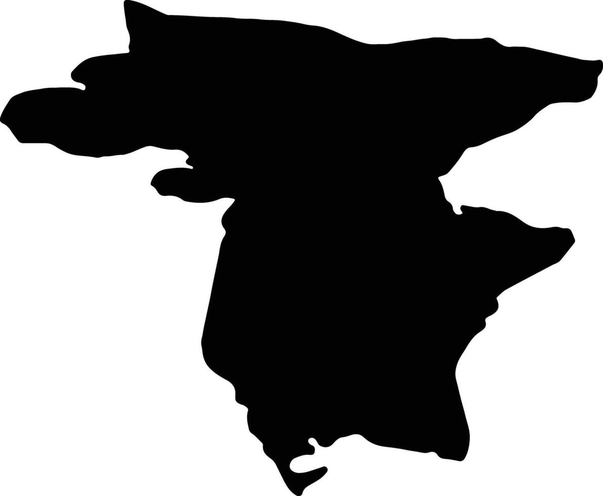 Udine Italy silhouette map vector