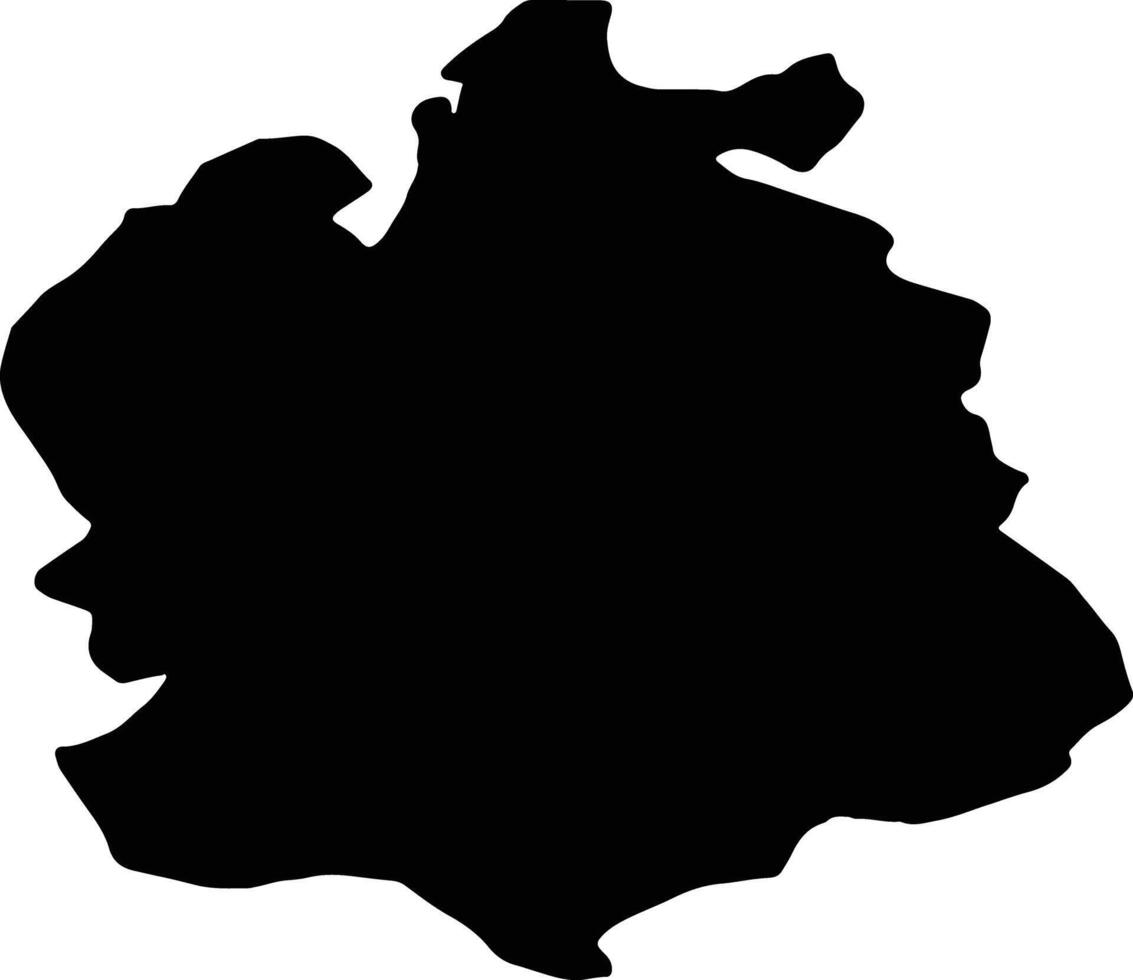 Zurich Switzerland silhouette map vector