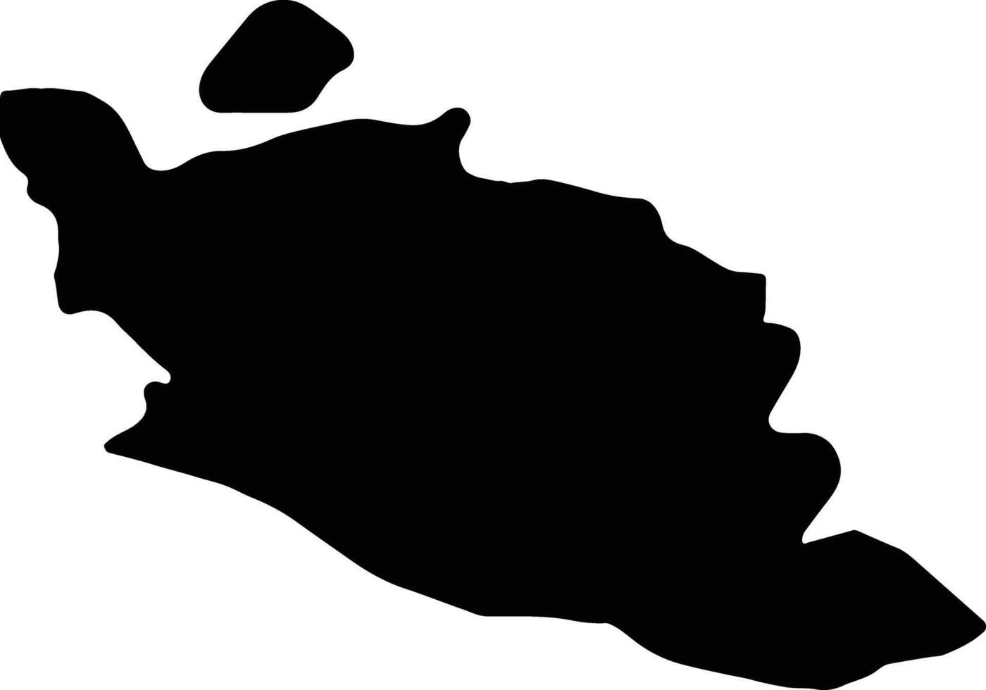 Vaucluse France silhouette map vector