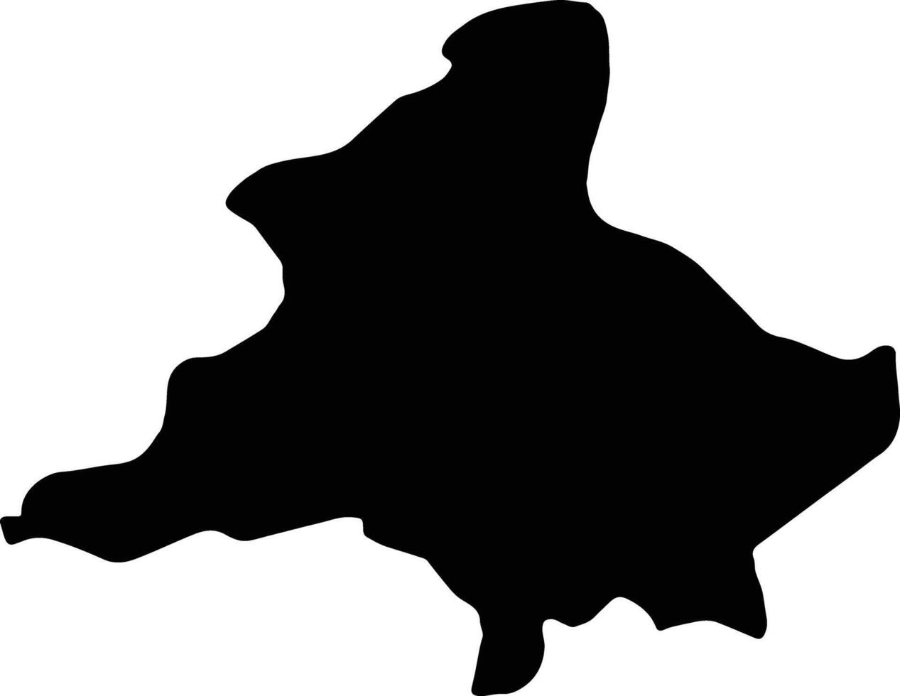 Verbano-Cusio-Ossola Italy silhouette map vector