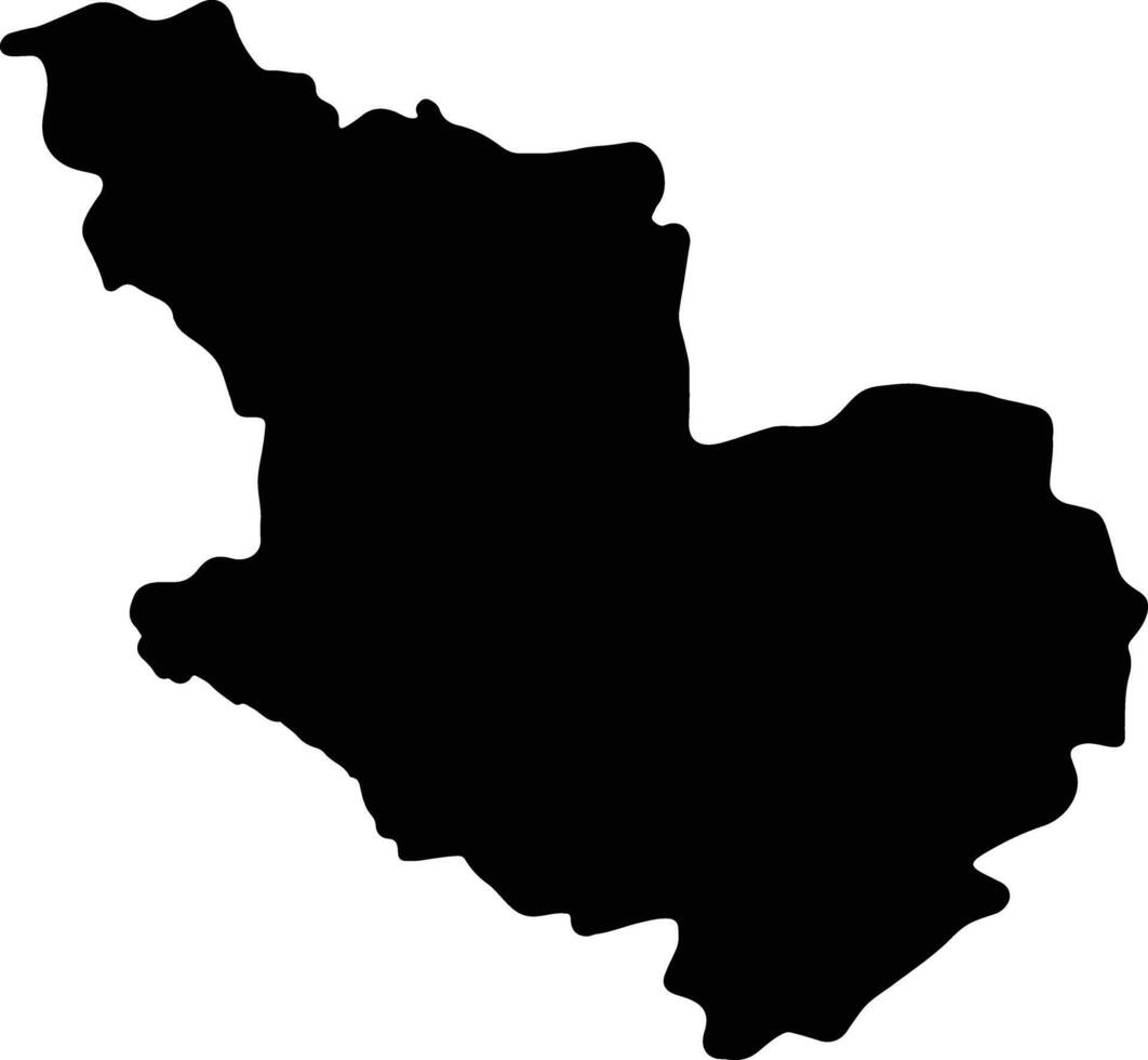 Al Madinah Saudi Arabia silhouette map vector