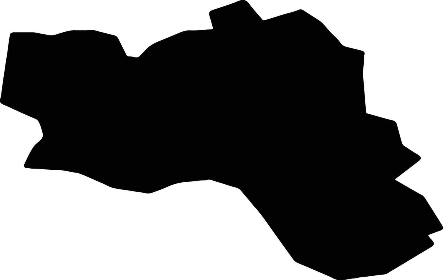 Auces Latvia silhouette map vector