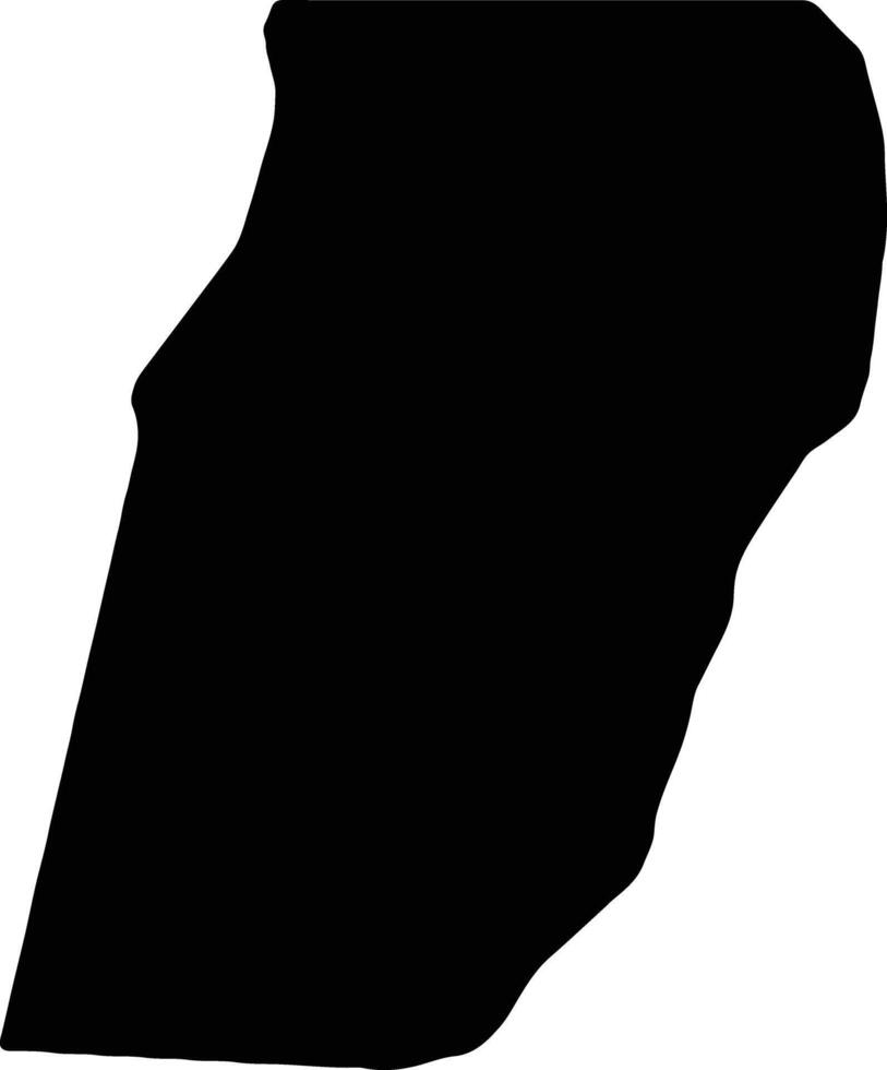 Balaka Malawi silhouette map vector