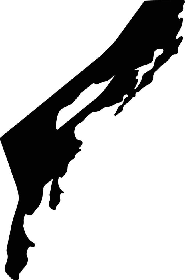 Aurora Philippines silhouette map vector