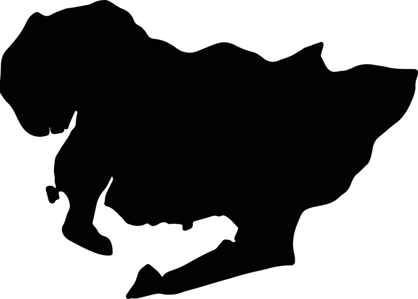 Aichi Japan silhouette map vector